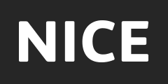 NICE logo and link to NICE website